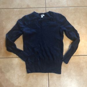 Halogen Dark Navy Cashmere Sweater